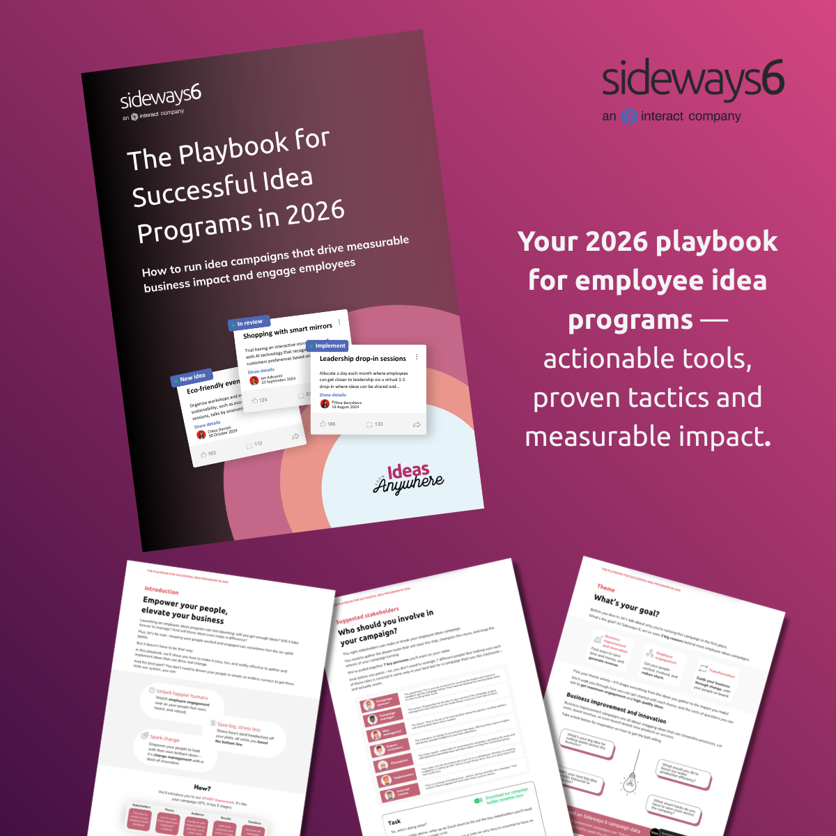 The Playbook for Successful Idea Programs in 2026